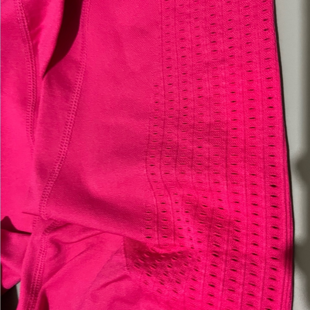 NWT Fabletics Women's Bright Pink Athletic Leggings - Picture 4 of 4